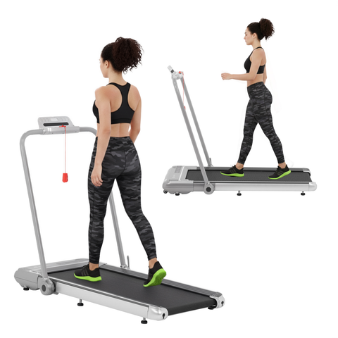 Caminadora Electrica Altera Modo 2 En 1 Control Fitness Gym