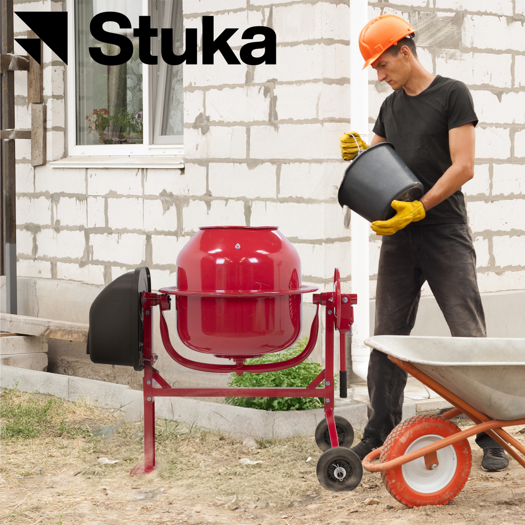 Stuka COUNTRYSIDE Revolvedora de concreto Negro/Rojo