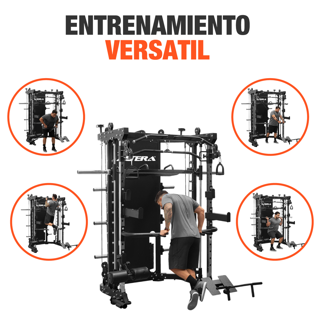 Jaula Smith Maquina Gimnasio Multifuncional Crossover Altera