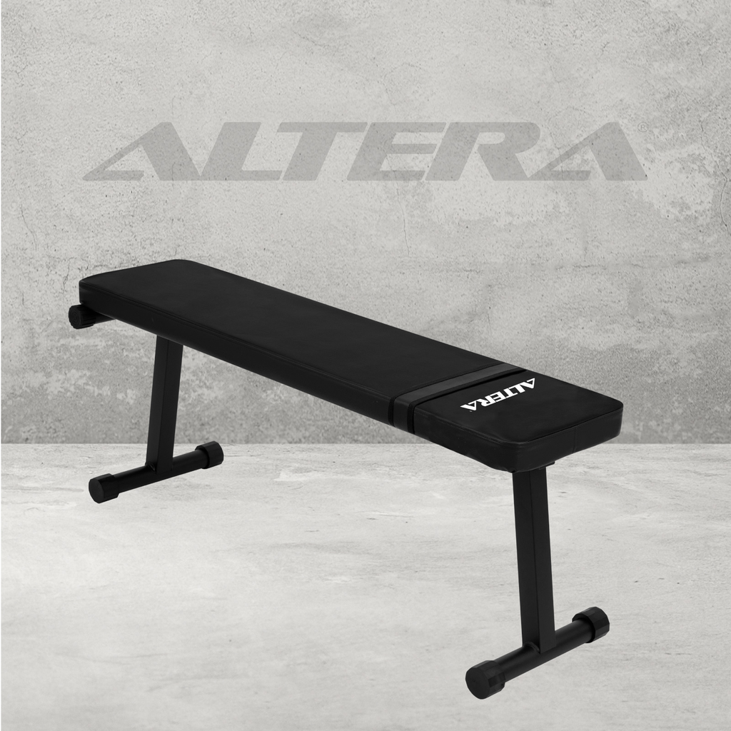 Banca Plana para Ejercicio Entrenamiento GYM Fitness en Casa
