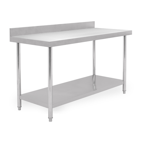 Mesa A Pared De Acero Inoxidable Onof Cocina 100x150x68 Cm