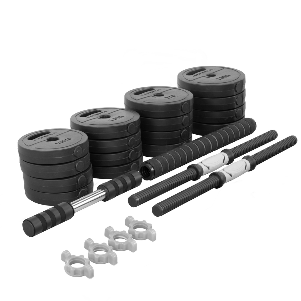 Set De Mancuernas Altera 30 Kg Para Ejercicio Gym Ajustables