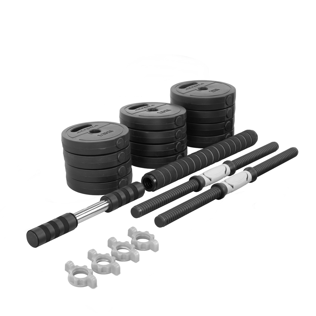 Set De Mancuernas 20 Kg Ajustables Para Ejercicio Gym Altera