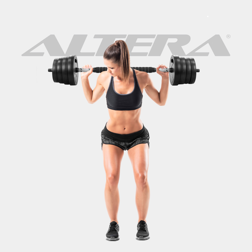 Mancuernas Ajustables 30 Kg Pesas Kit Altera Ejercicio Gym