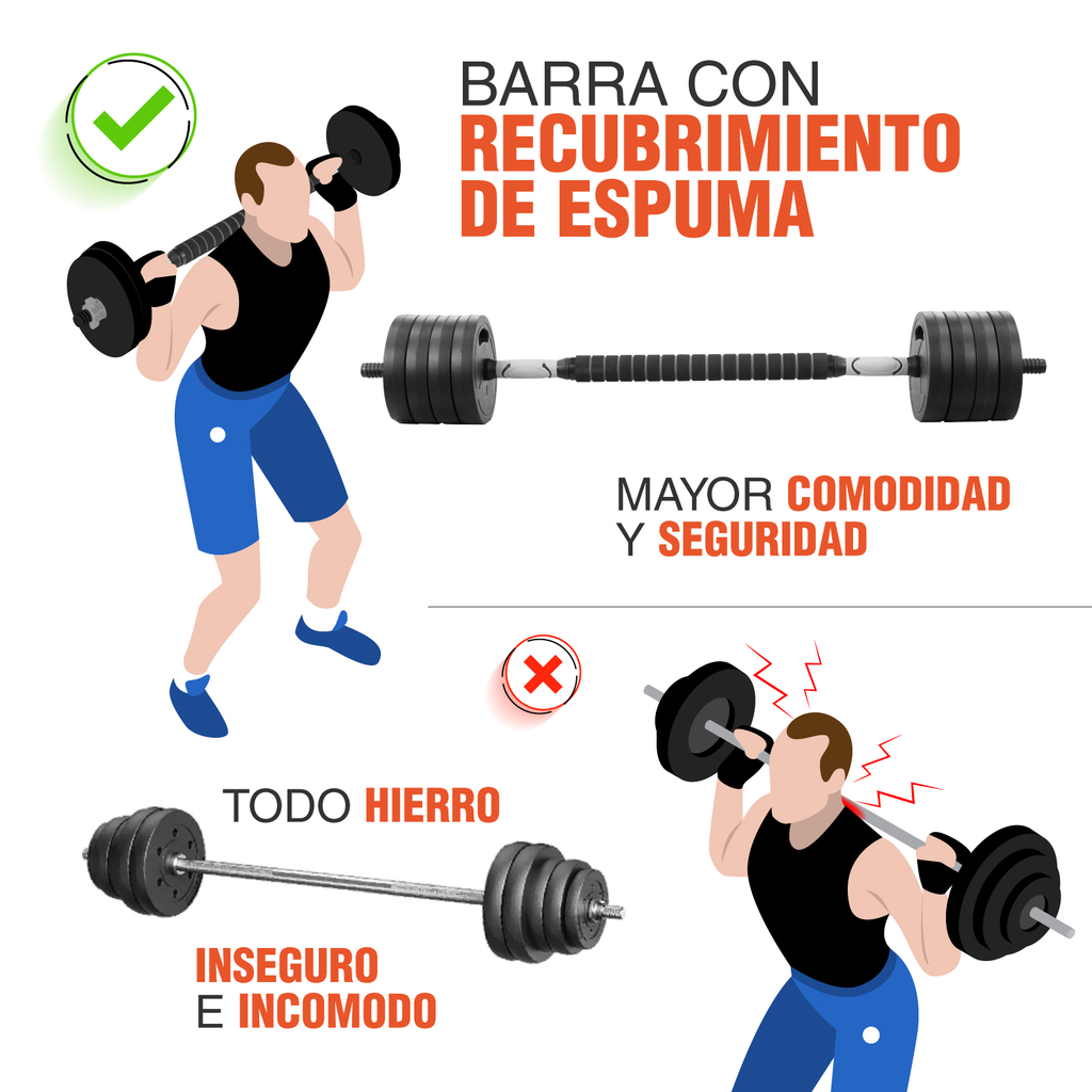 Mancuernas Ajustables Set 10 Kg Altera Para Ejercicio Gym