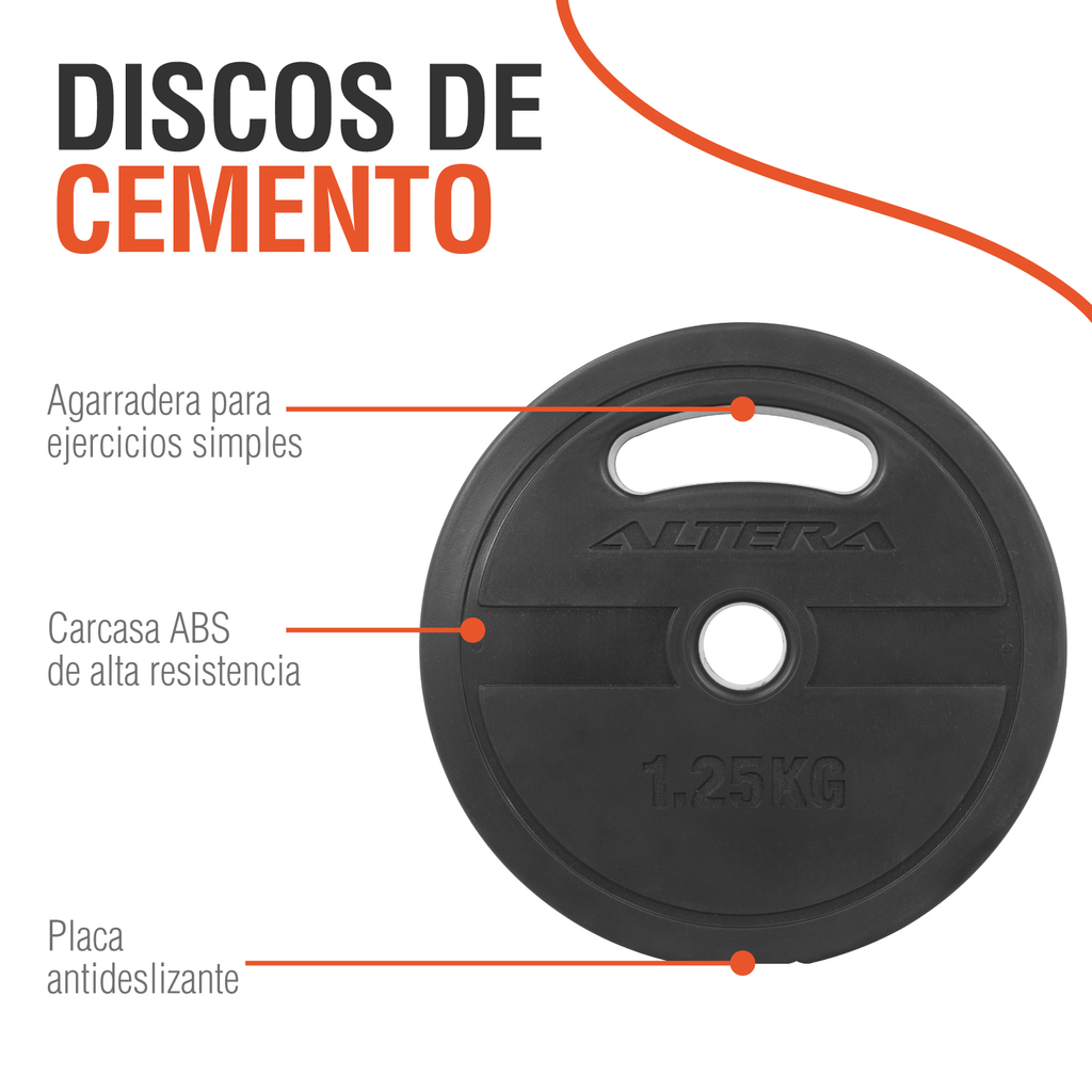 Mancuernas Ajustables Set 10 Kg Altera Para Ejercicio Gym