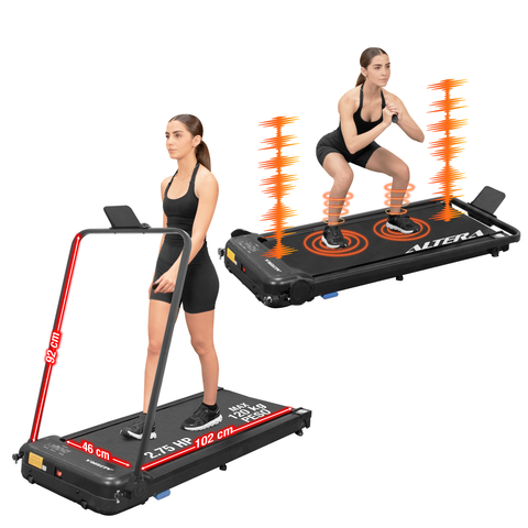 Caminadora Electrica Plegable Vibracion Inclinacion Altera