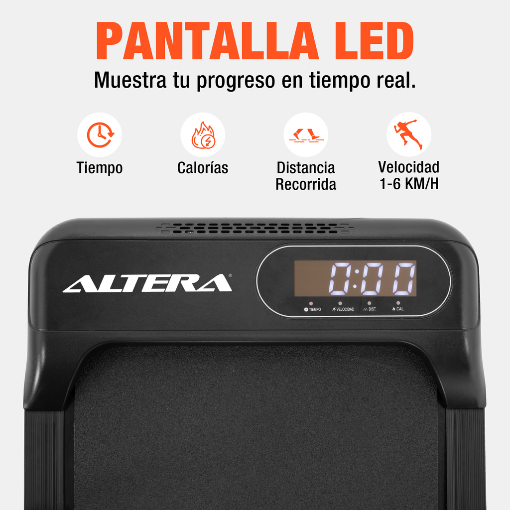 Caminadora Electrica Altera Walking Pad Portatil Elevacion