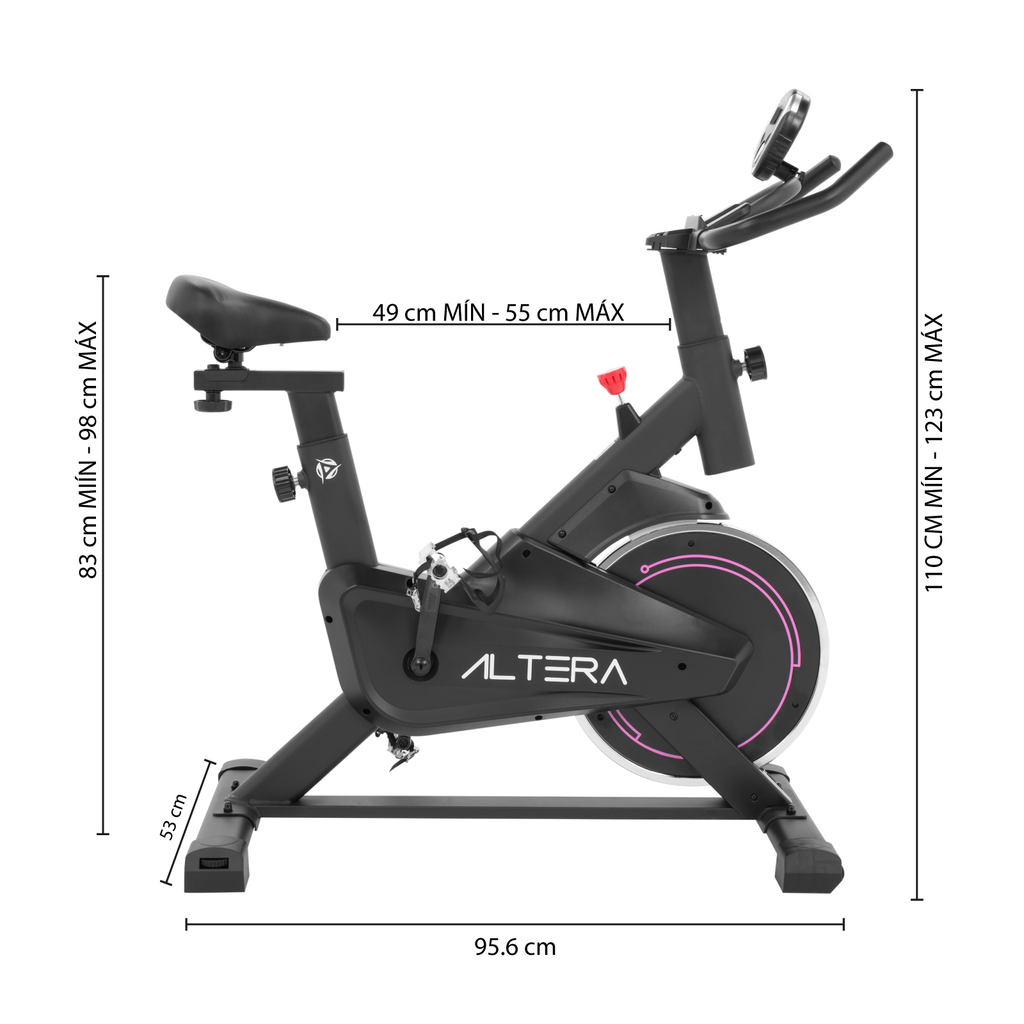 Bicicleta Fija De Ejercicio Spinning Altera Cardio Fitness