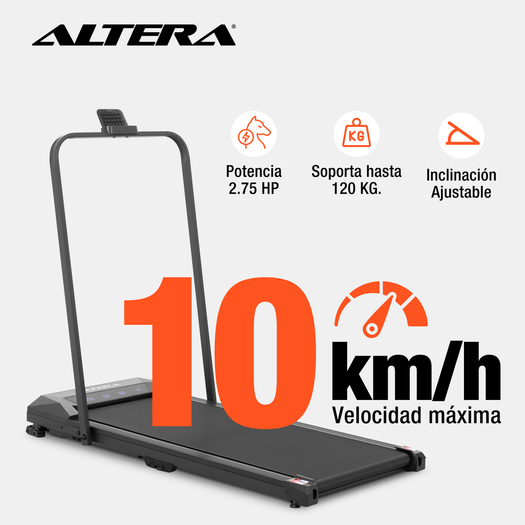Caminadora Electrica Plegable Walking Pad Altera Elevacion