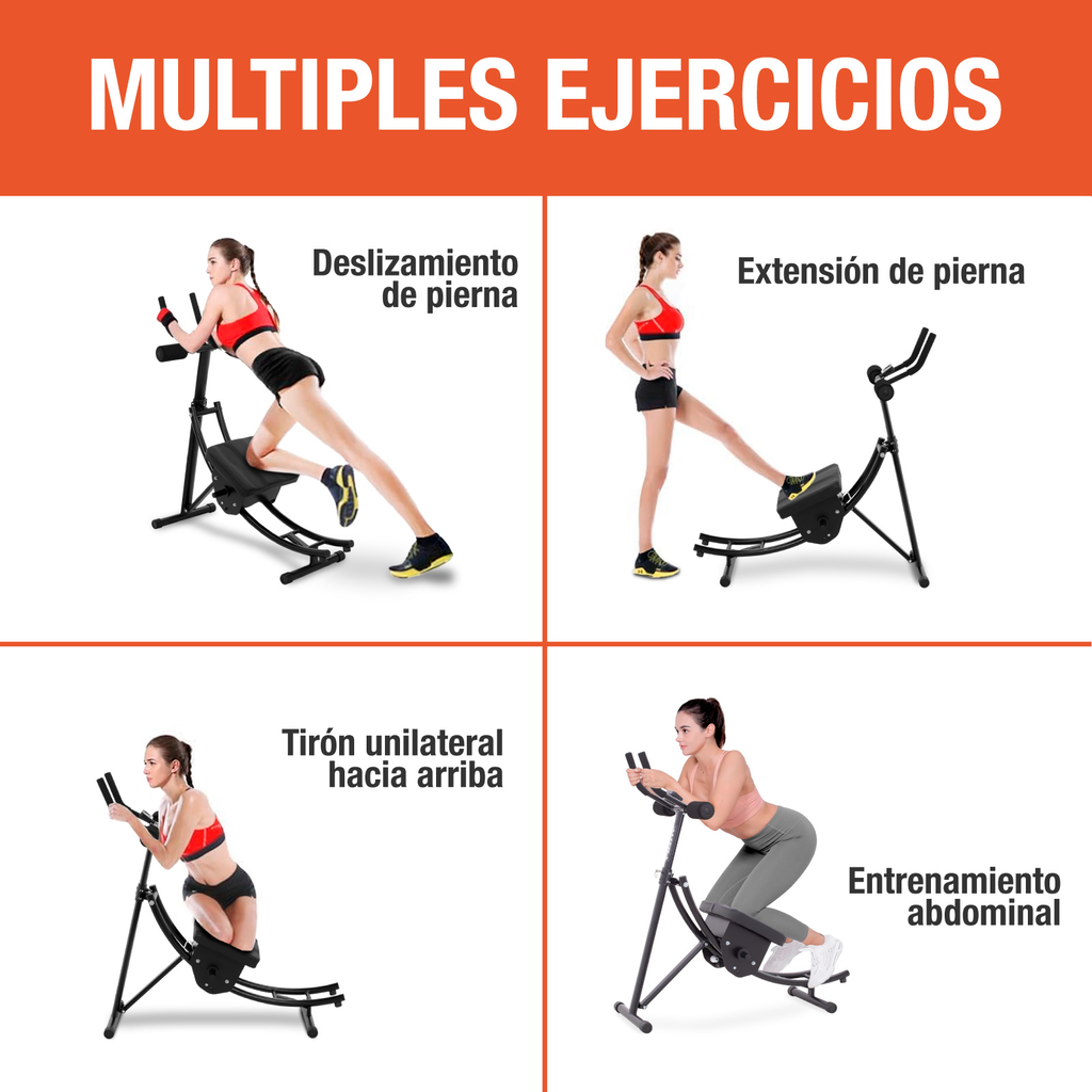 Aparato Para Abdominales Altera Riel Ejercitador Plegable