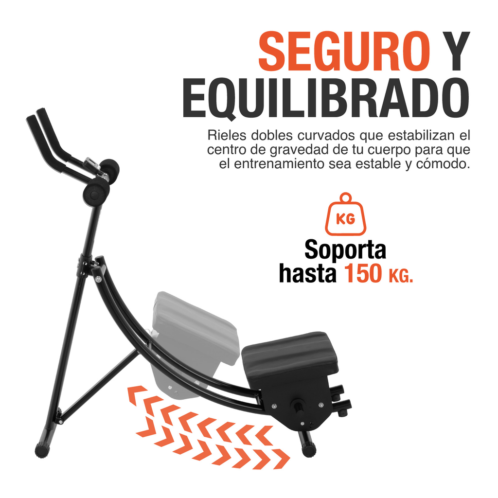 Aparato Para Abdominales Altera Riel Ejercitador Plegable