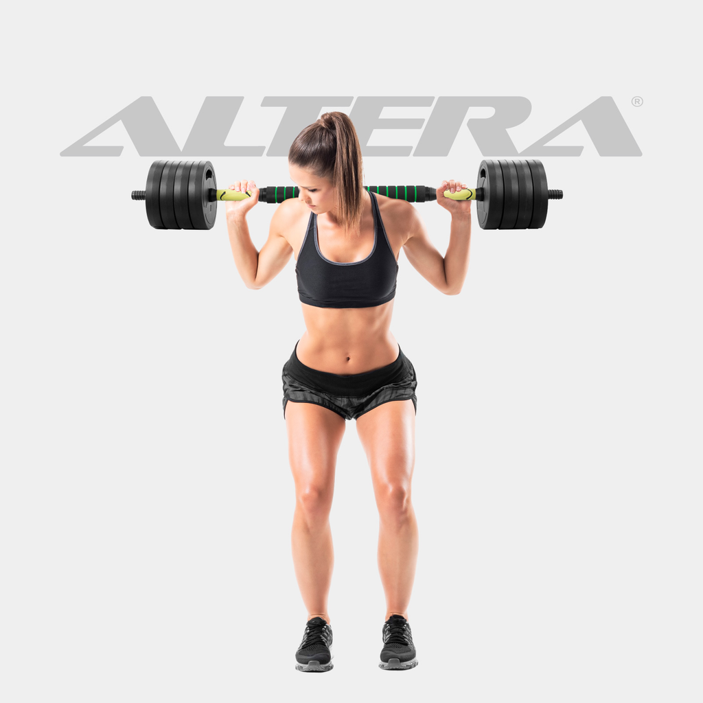Mancuernas Ajustables Set 10 Kg Altera Para Ejercicio Gym