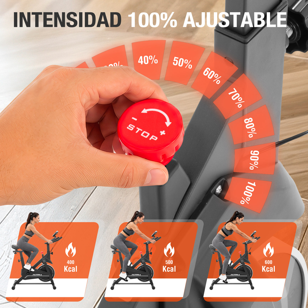 Bicicleta Spinning Estatica Altera Bici Fija Ejercicio 6 Kg