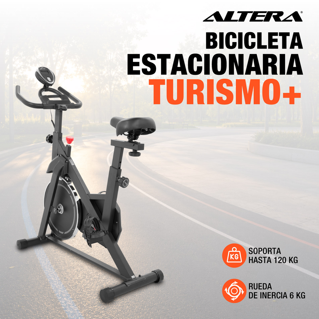 Bicicleta Spinning Estatica Altera Bici Fija Ejercicio 6 Kg