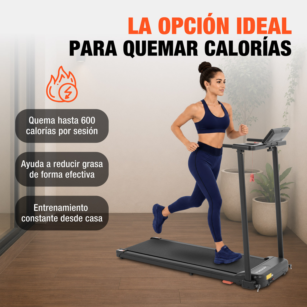 Caminadora Electrica Altera Bluetooth App 10 Km Inclinacion