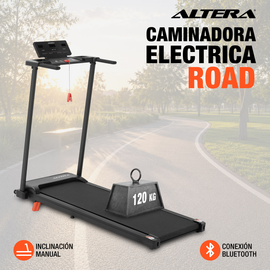 Caminadora Electrica Altera Bluetooth App 10 Km Inclinacion