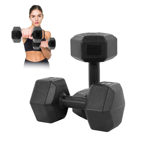 Mancuernas 7.5 Kg Pesas Hexagonales 2pz Altera Entrenamiento