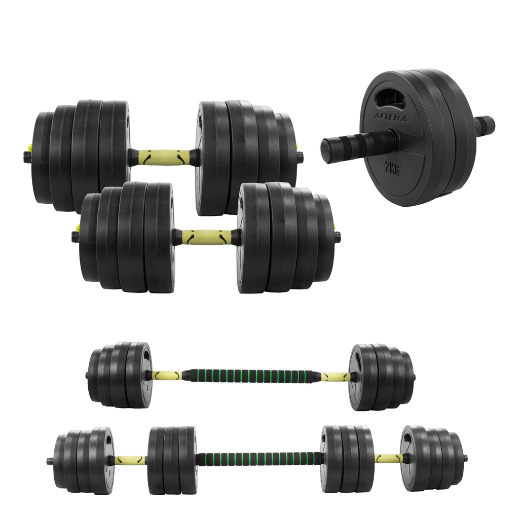 Set De Mancuernas Para Ejercicio 40 Kg Altera Ajustables Gym