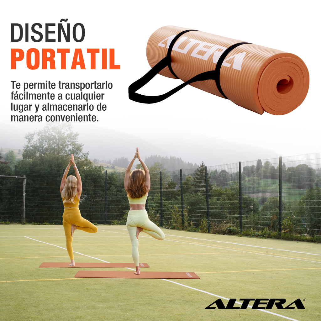 Tapete Ejercicio Altera Yoga Mat 10mm Grueso Pilates