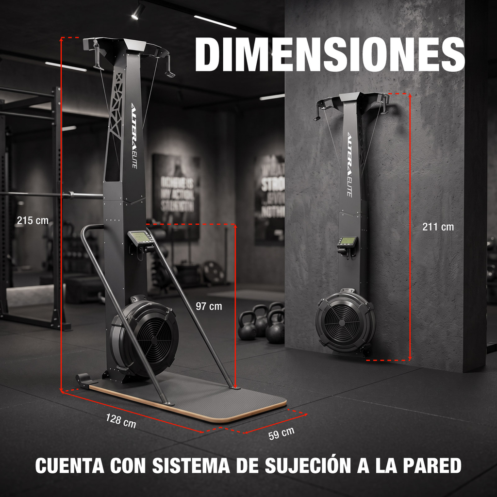 Máquina De Esquí Profesional Para Entrenamiento Gimnasio