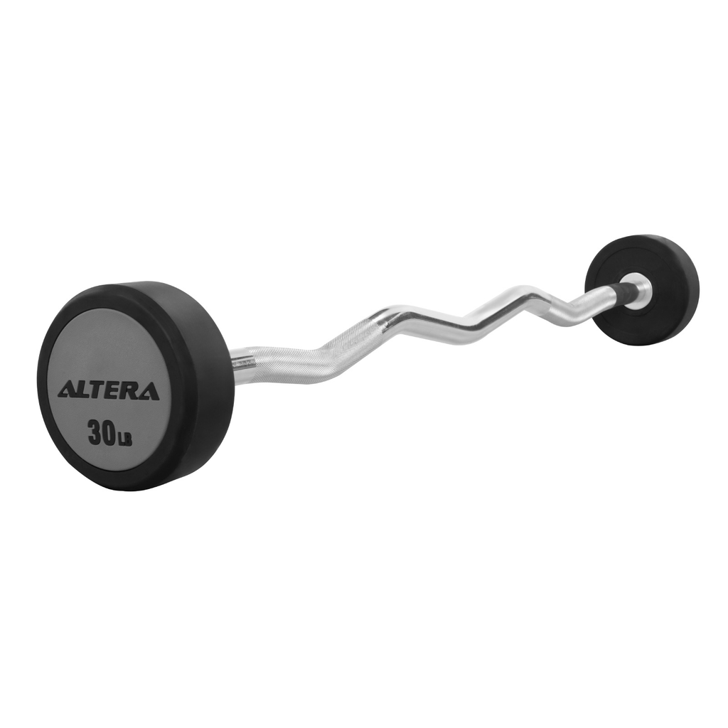 Barra Z Peso Fijo 30 Lb Integrado Acero Gimnasio Crossfit