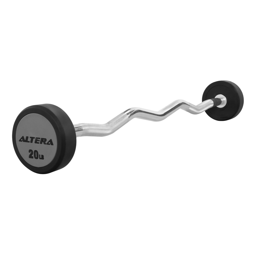 Barra Z Peso Fijo 20 Lb Integrado Acero Gimnasio Crossfit