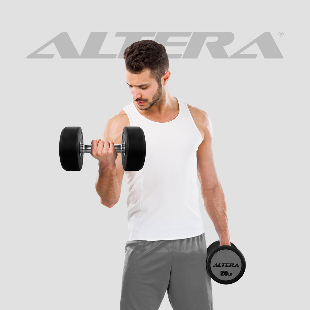 Mancuernas 20 Lbs Altera Pesas Redondas Gimnasio Profesional