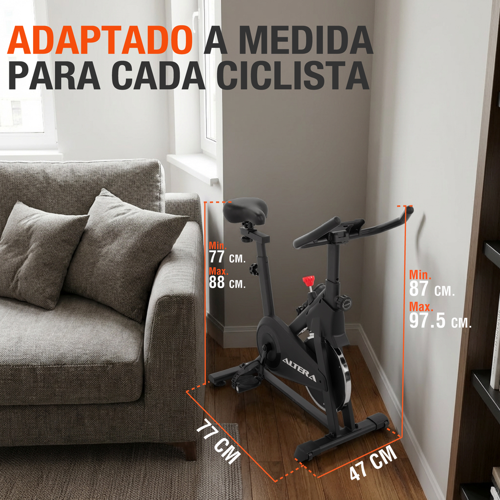 Bicicleta Para Ejercicio Spinning Estatica Altera Ergonomica