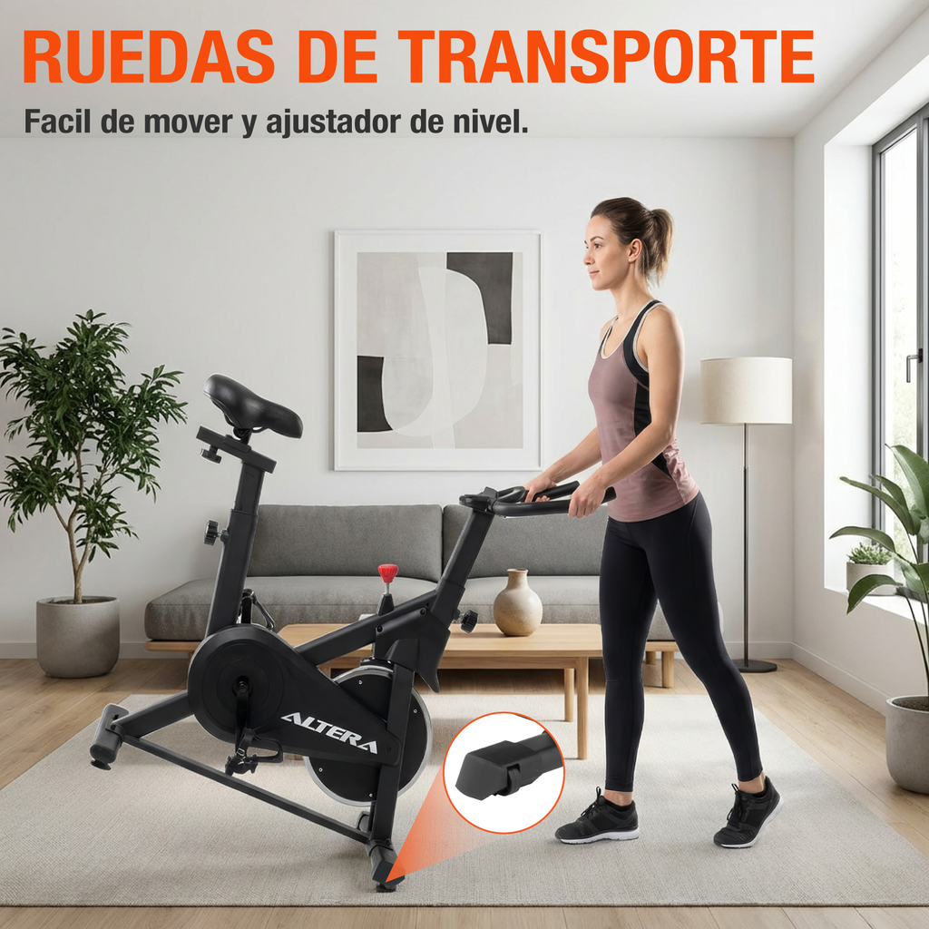 Bicicleta Para Ejercicio Spinning Estatica Altera Ergonomica