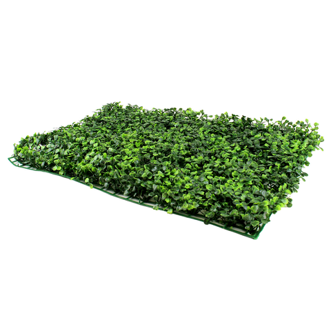 Combo 10 Pzas De Follaje Artificial Boxwood Para Muro 60 X 4