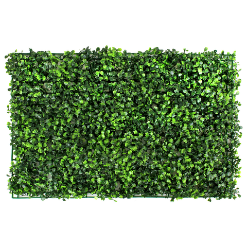 Combo 10 Pzas De Follaje Artificial Boxwood Para Muro 60 X 4