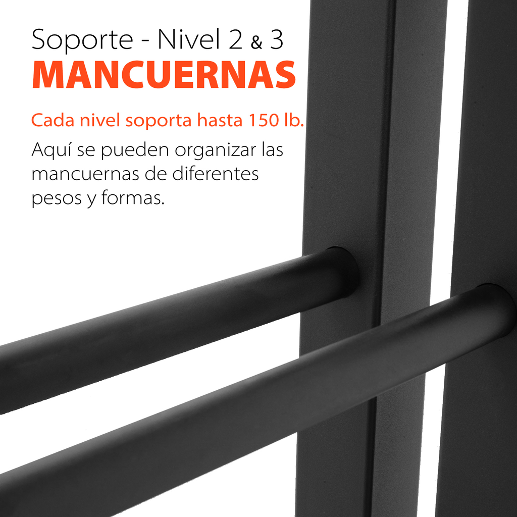 Rack De Mancuernas Altera Multifuncional Pesa Rusa Discos