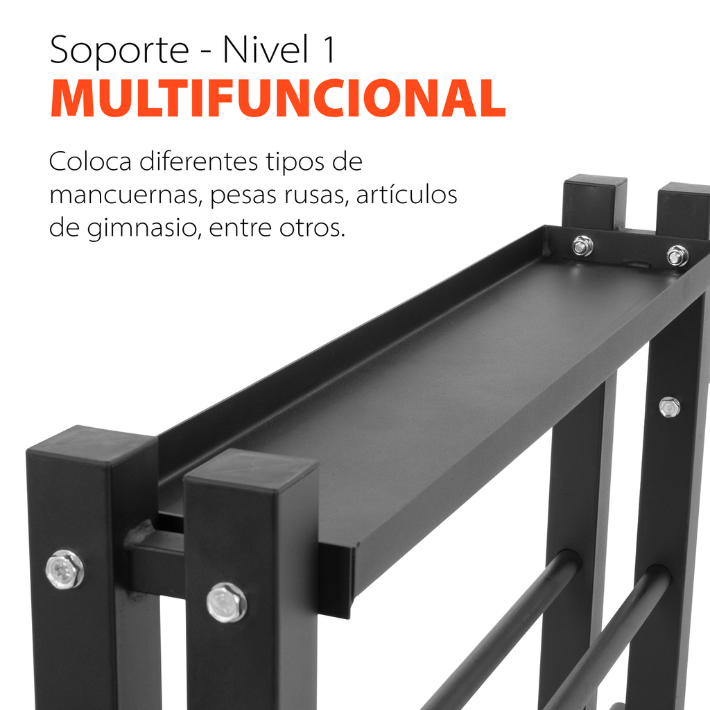 Rack De Mancuernas Altera Multifuncional Pesa Rusa Discos