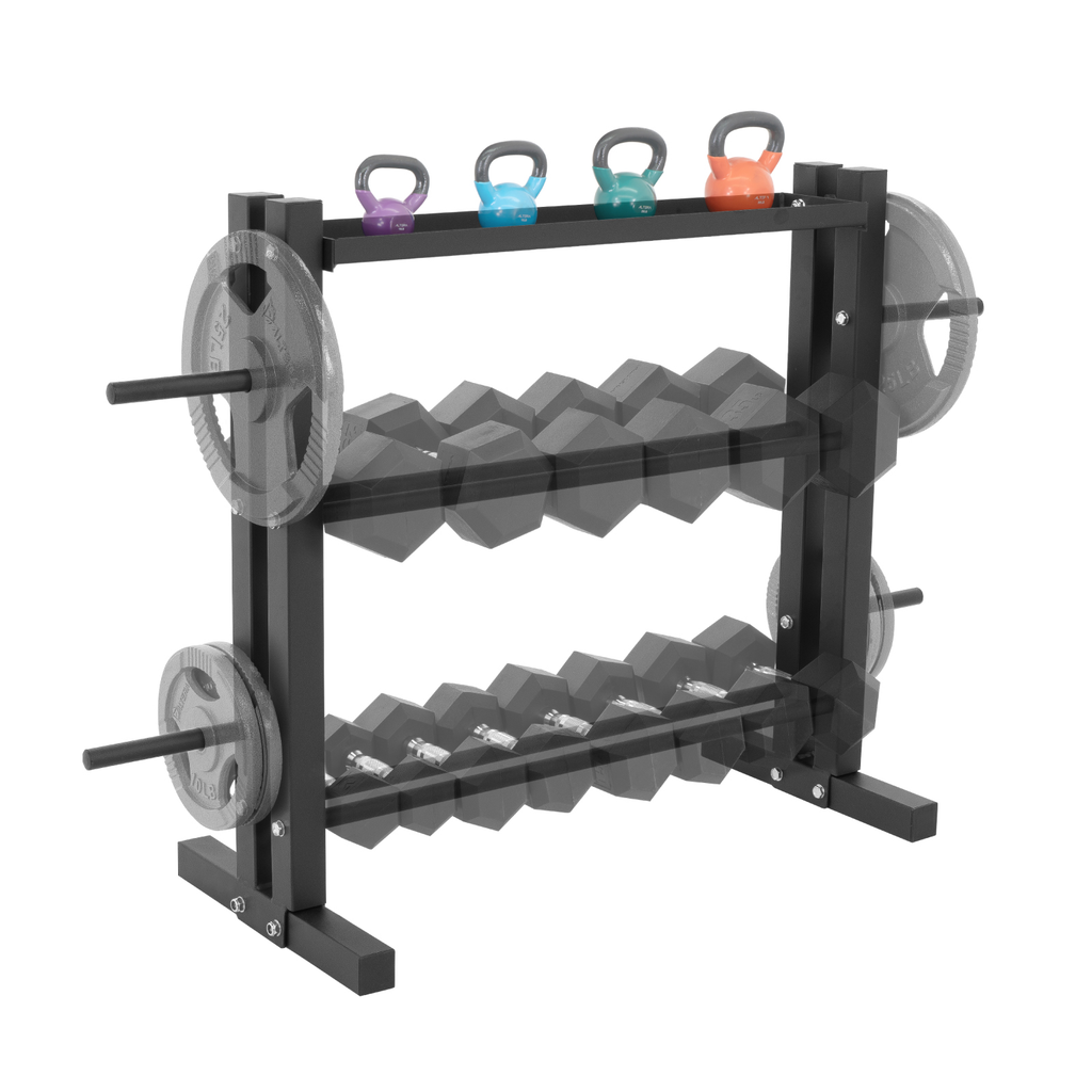 Rack De Mancuernas Altera Multifuncional Pesa Rusa Discos