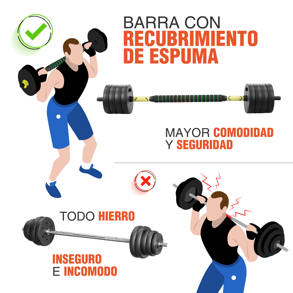 Mancuernas Ajustables Set 10 Kg Altera Para Ejercicio Gym