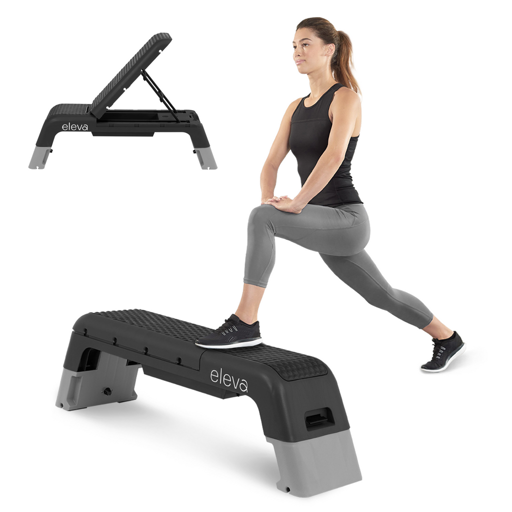 eleva Banco Multiposiciones Fitness Step Aerobicos 3 Niveles