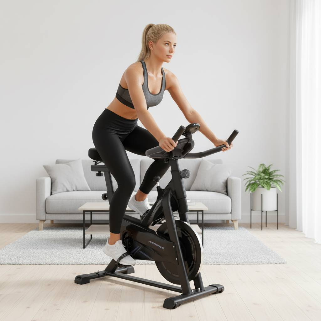 Bicicleta Fija Altera Para Spinning Ejercicio Cardio Fitness