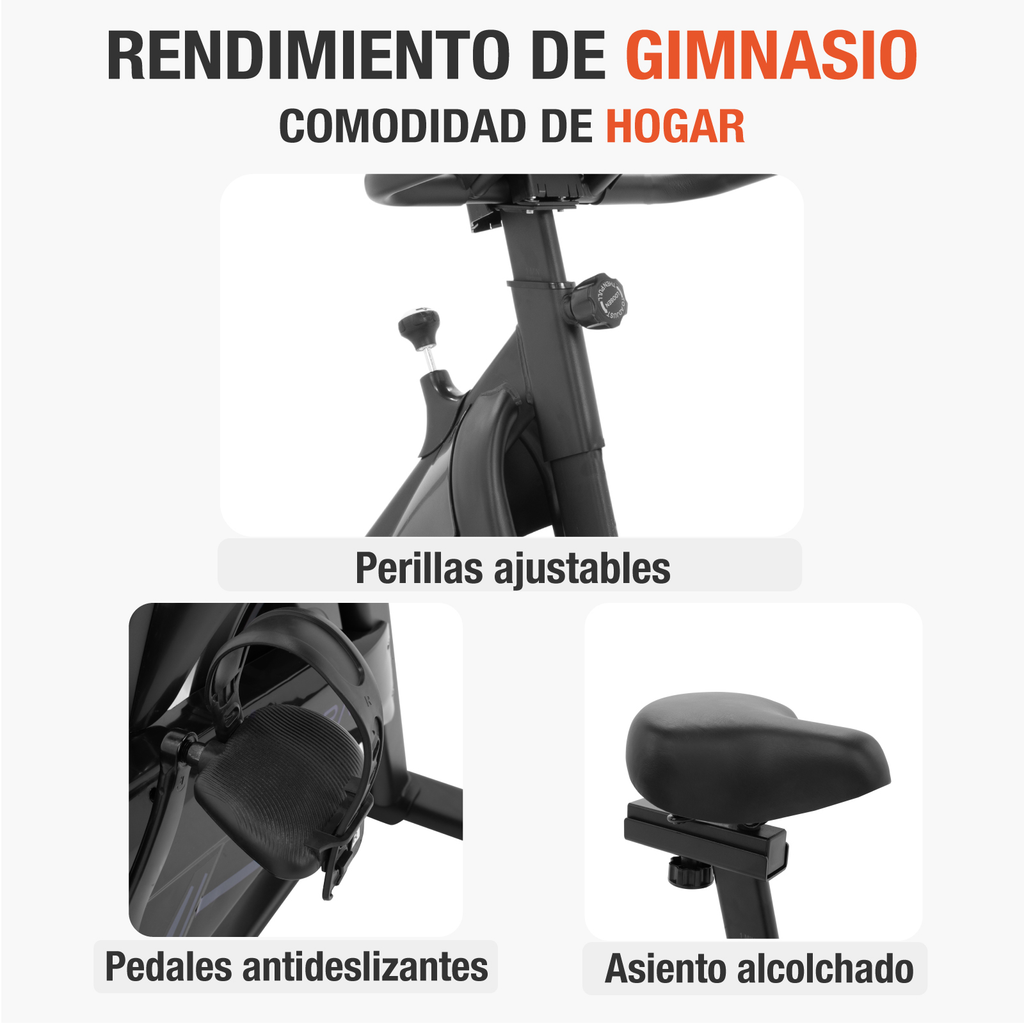 Bicicleta Fija Altera Para Spinning Ejercicio Cardio Fitness