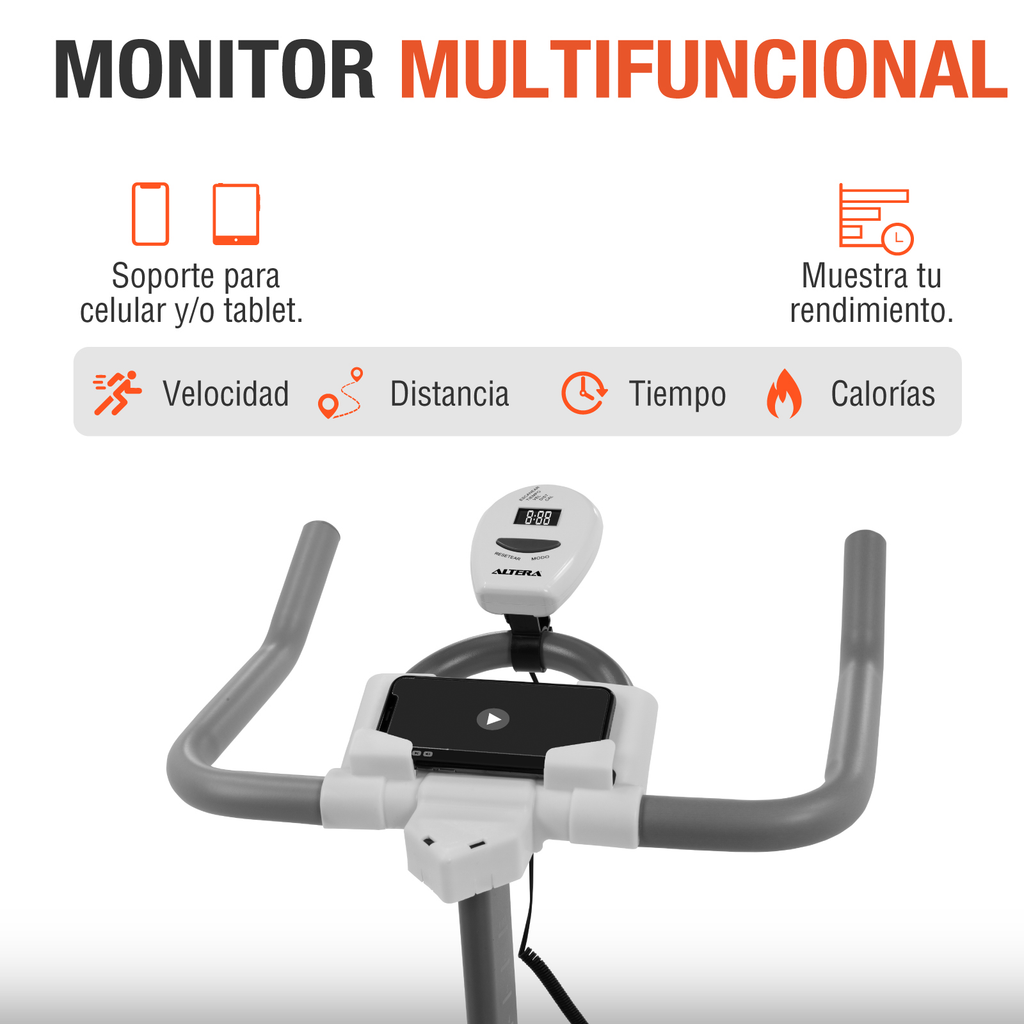 Bicicleta Fija Altera Para Spinning Ejercicio Cardio Fitness