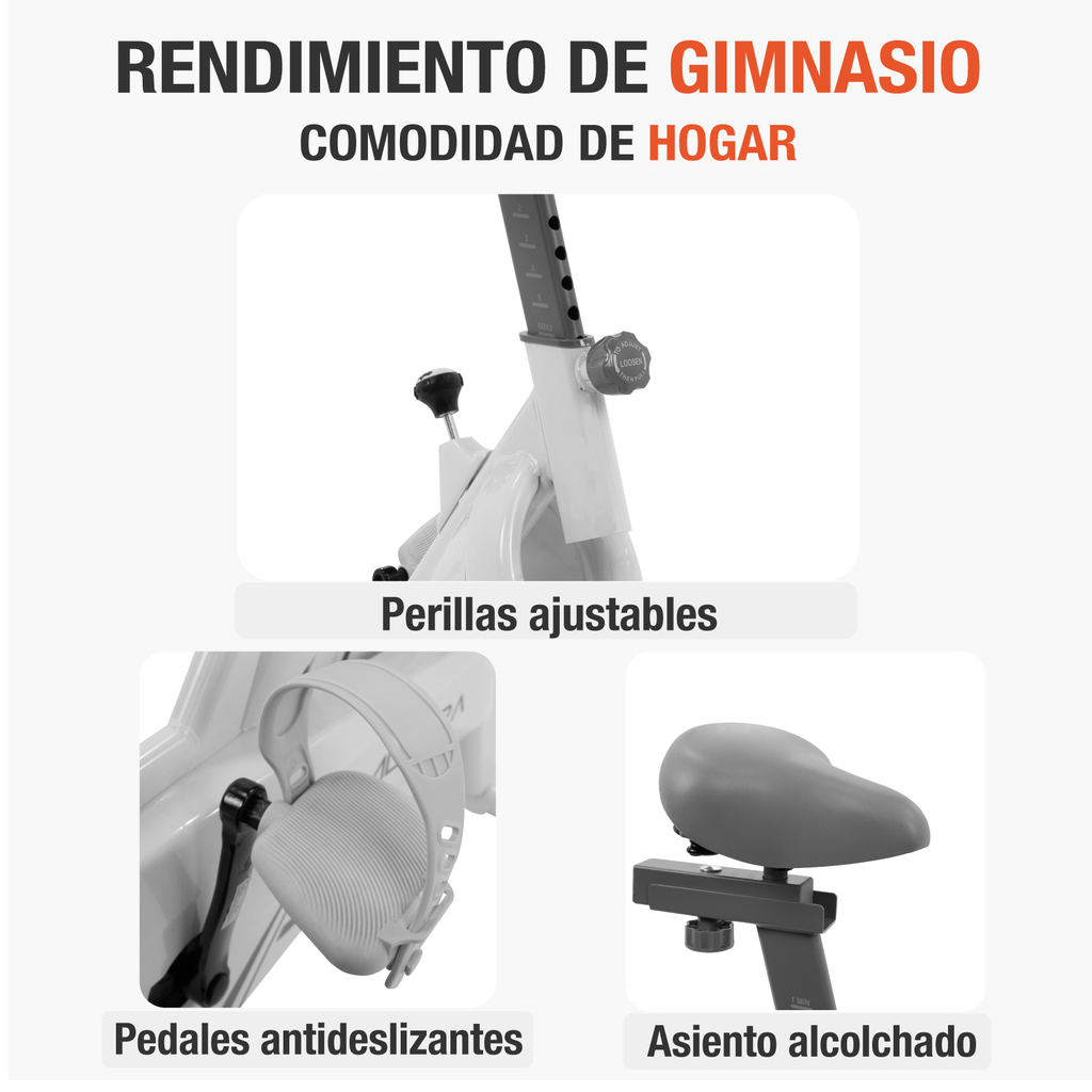 Bicicleta Fija Altera Para Spinning Ejercicio Cardio Fitness