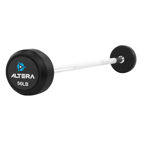 Barra Recta Peso Integrado Gym Crossfit 50lbs Fijo