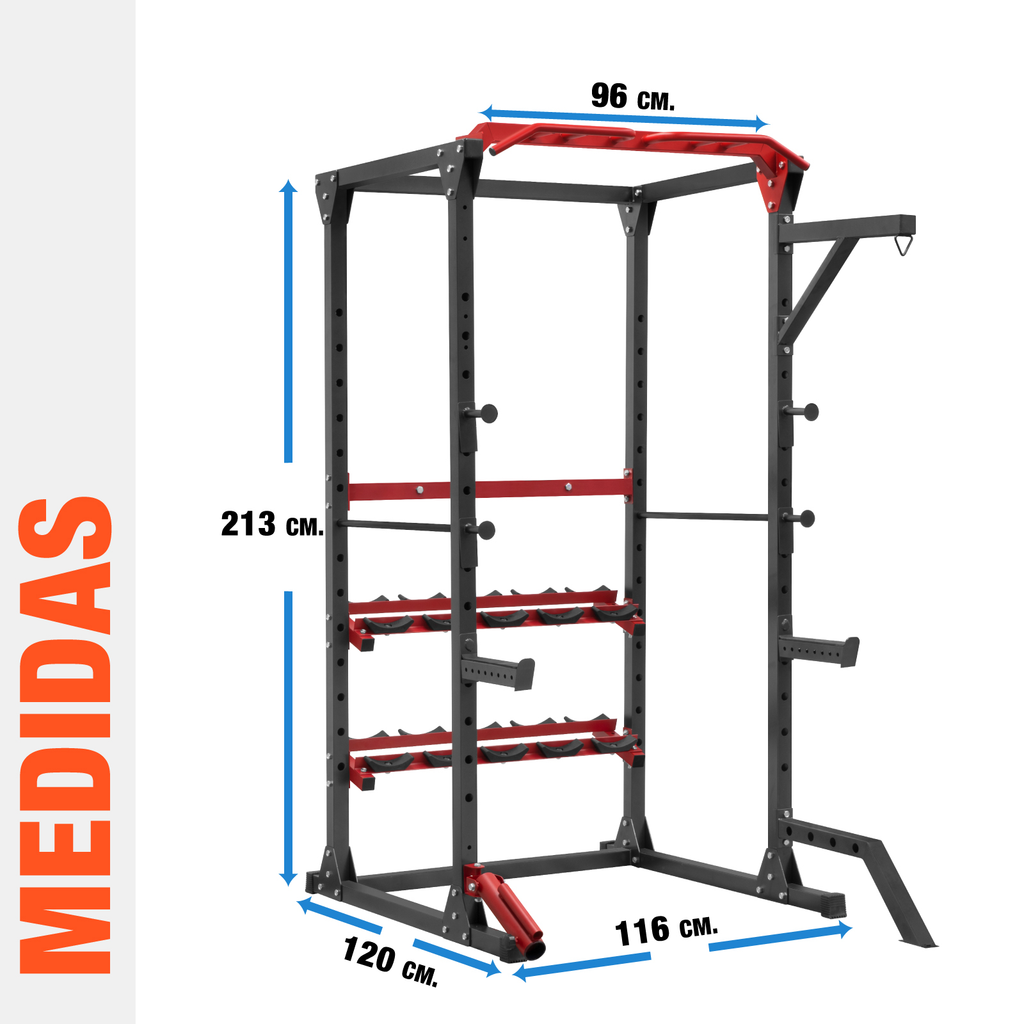 Gym Multifuncional Jaula Altera Gimnasio Pesas Brazo Pierna