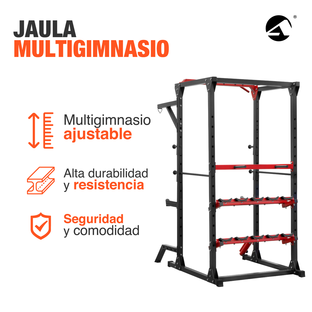 Gym Multifuncional Jaula Altera Gimnasio Pesas Brazo Pierna