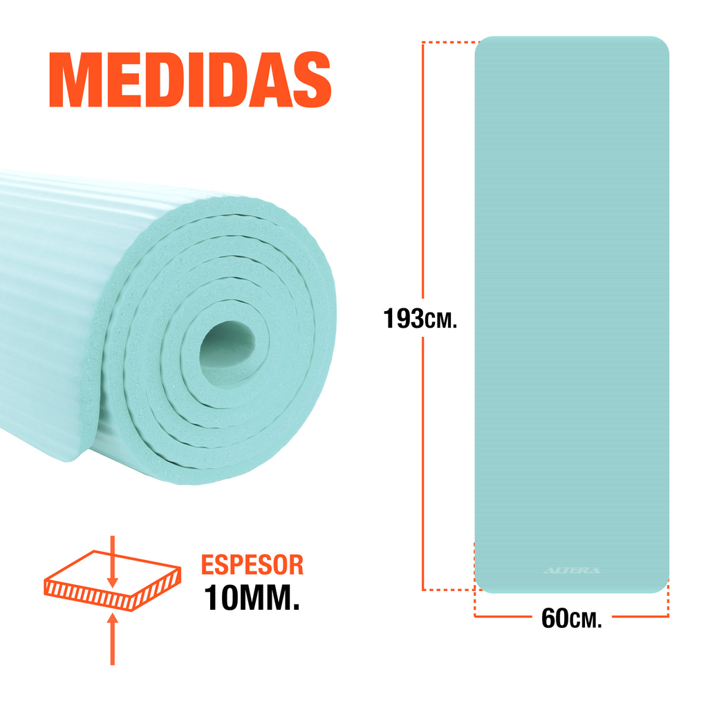 Tapete De Yoga Mat Antiderrapante Altera Fitness Pilates Gym