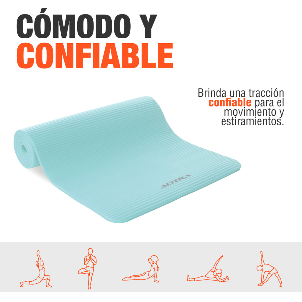 Tapete De Yoga Mat Antiderrapante Altera Fitness Pilates Gym