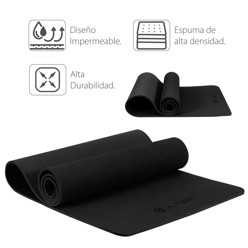 Tapete De Yoga Altera Tpe Alta Densidad Pilates Relajacion