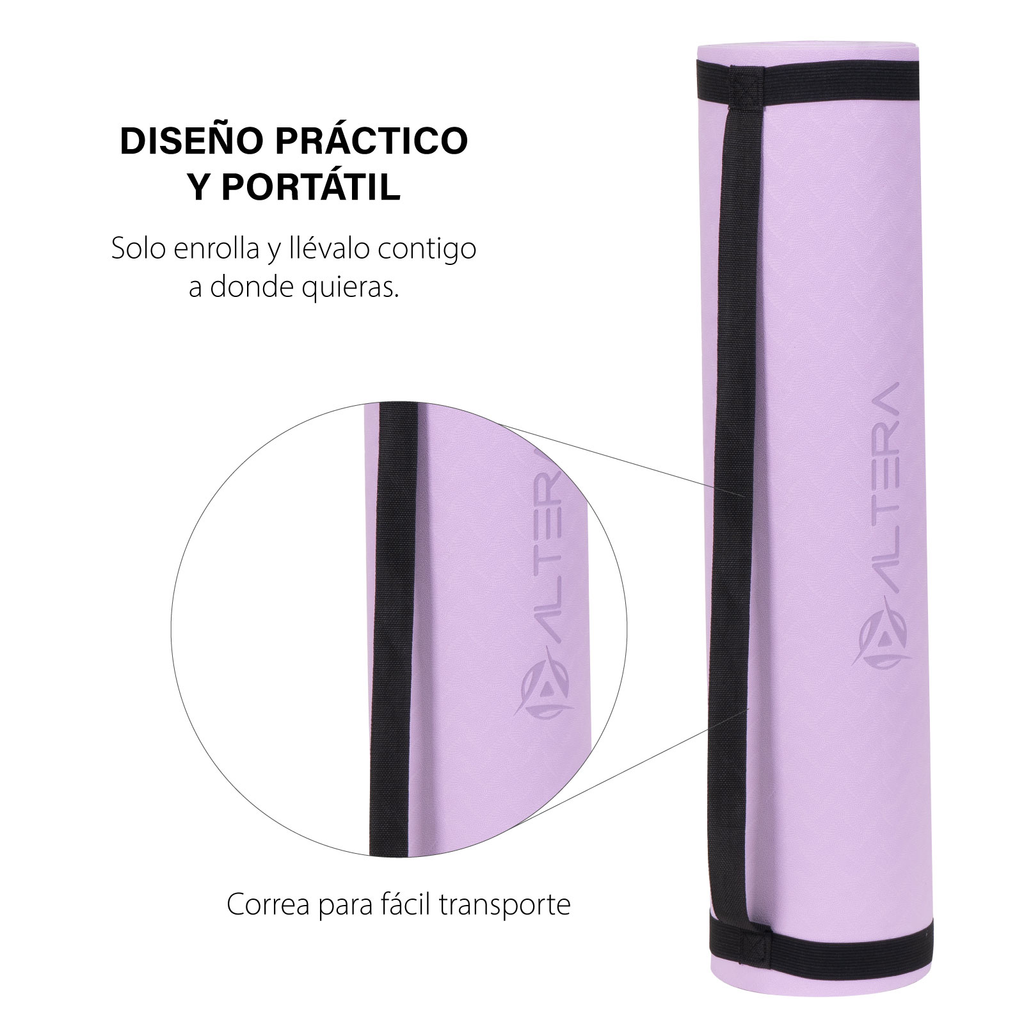 Tapete De Yoga Altera Tpe Alta Densidad Pilates Relajacion