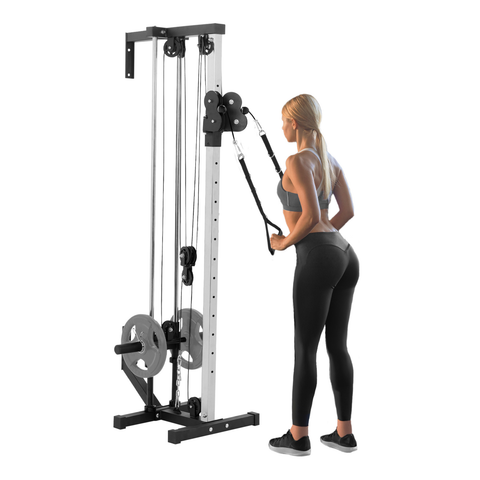 Torre Gimnasio Multifuncional Peso Libre Con Polea Altera