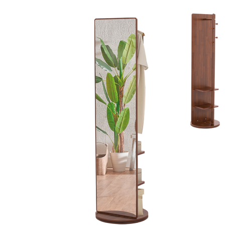 Espejo Cuerpo Completo Giratorio De Piso Decorativo Onof